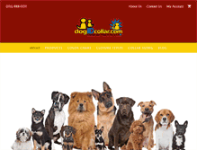 Tablet Screenshot of dogidcollar.com